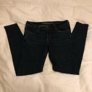 American Eagle Dark Wash Jeggings | sz 8 Long